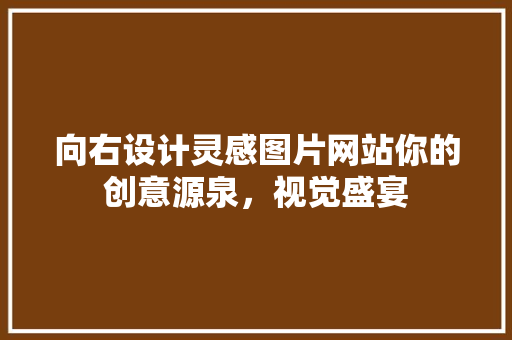 向右设计灵感图片网站你的创意源泉,视觉盛宴